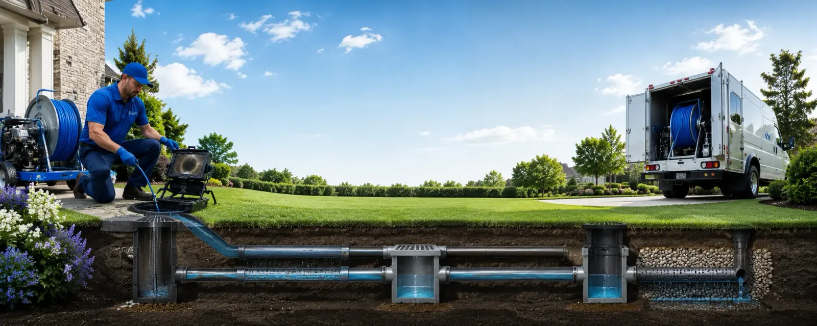 Outdoor drain cleaning information for Fish Creek, WI